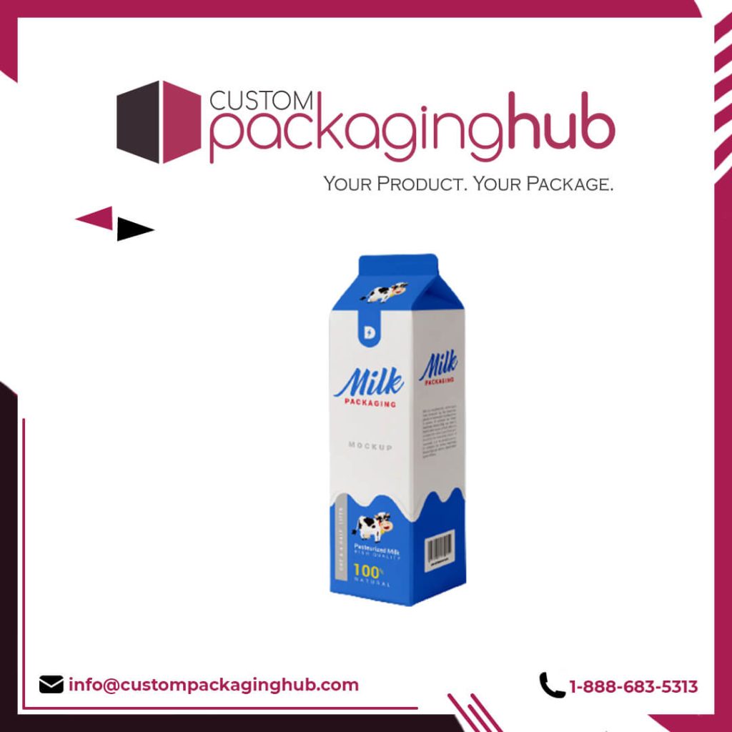 Custom Printed Milk Cartons Wholesale Packaging Boxes