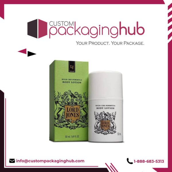 Custom CBD Lotion Boxes