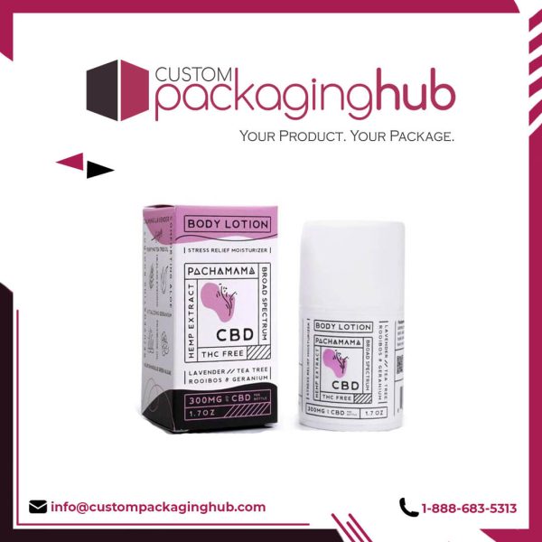 Custom CBD Lotion Boxes