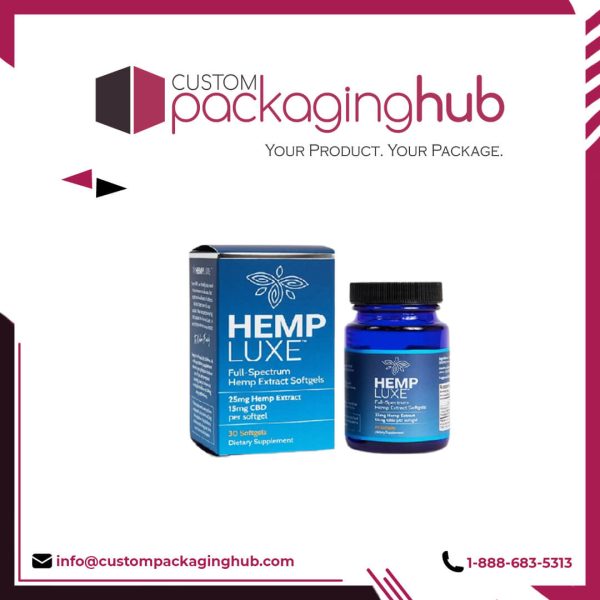 Custom CBD Softgel Boxes