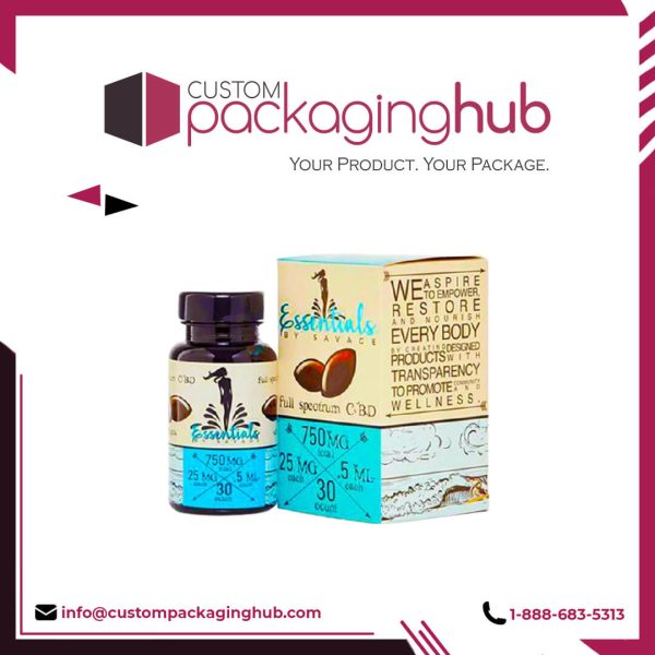 Custom CBD Softgel Boxes
