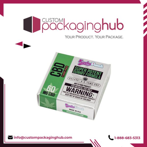 Custom CBD Gummies Boxes
