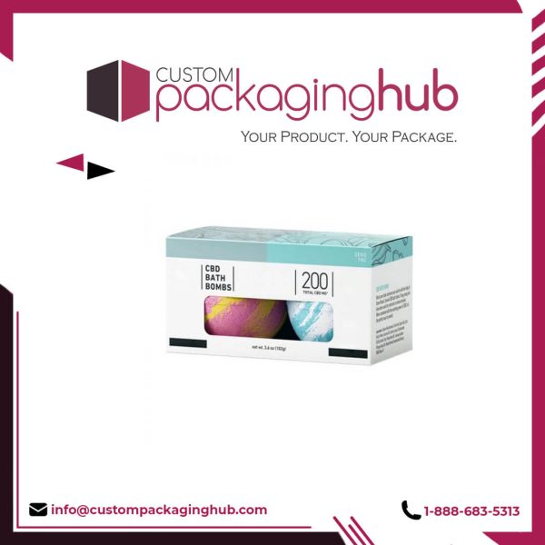 Custom CBD Infused Bath Bomb Boxes