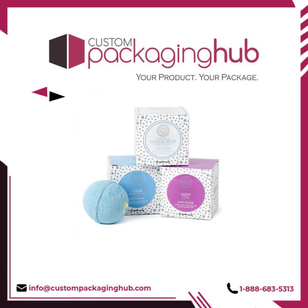 Custom CBD Infused Bath Bomb Boxes