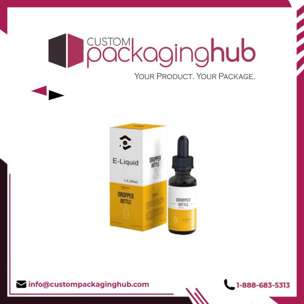 Custom E-Cigarette Liquid Boxes