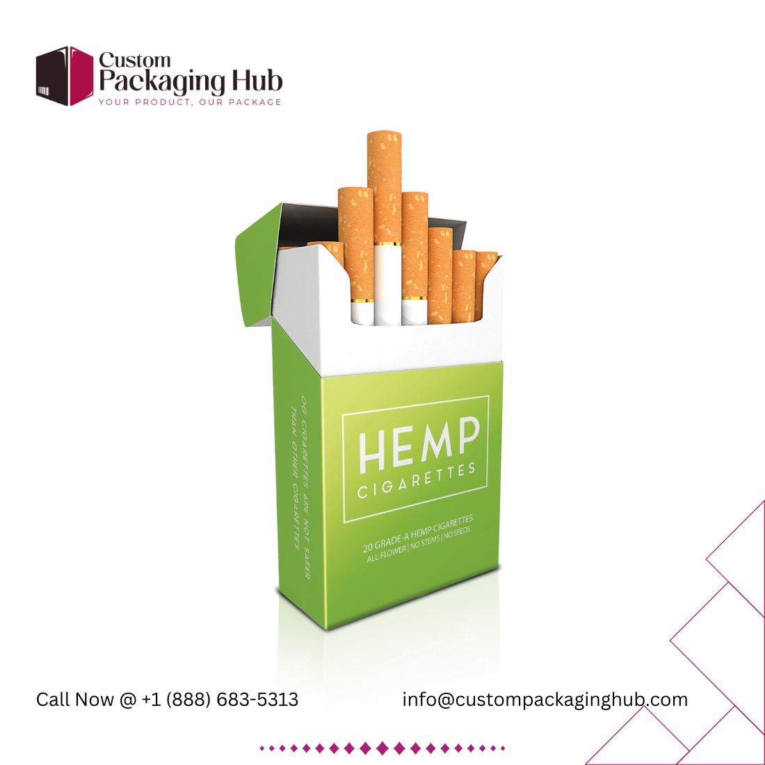 Green Cigarette Boxes