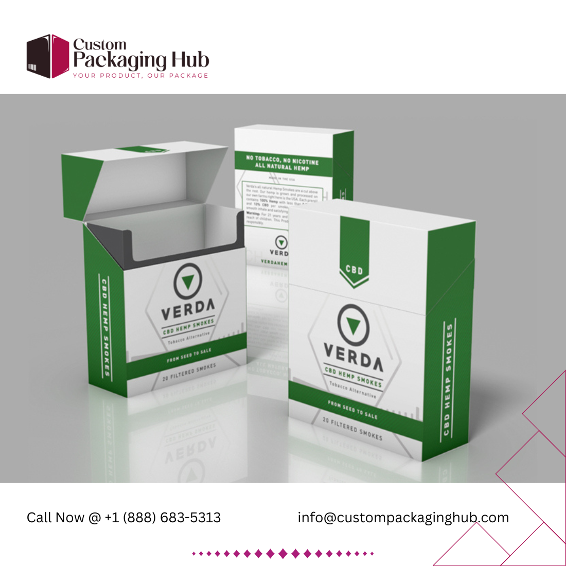 Green Cigarette Boxes