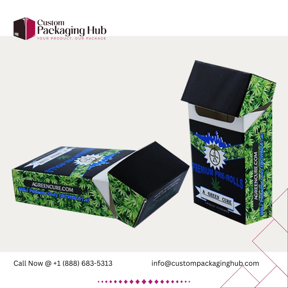 Green Cigarette Boxes