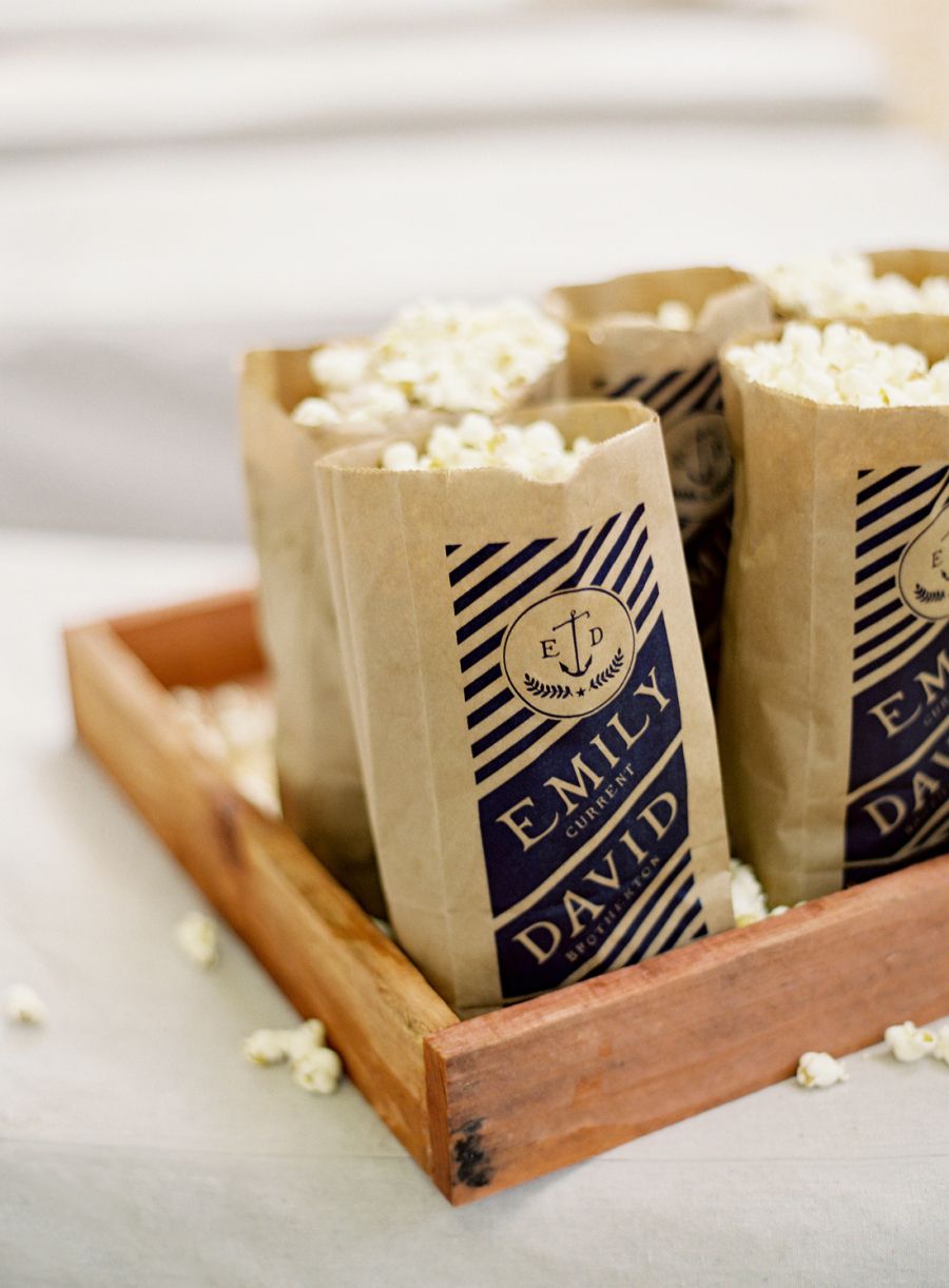 Custom Popcorn Kraft Bags