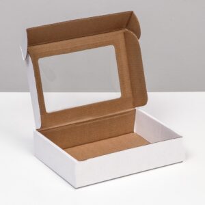 Kraft Soap Boxes with Top Window